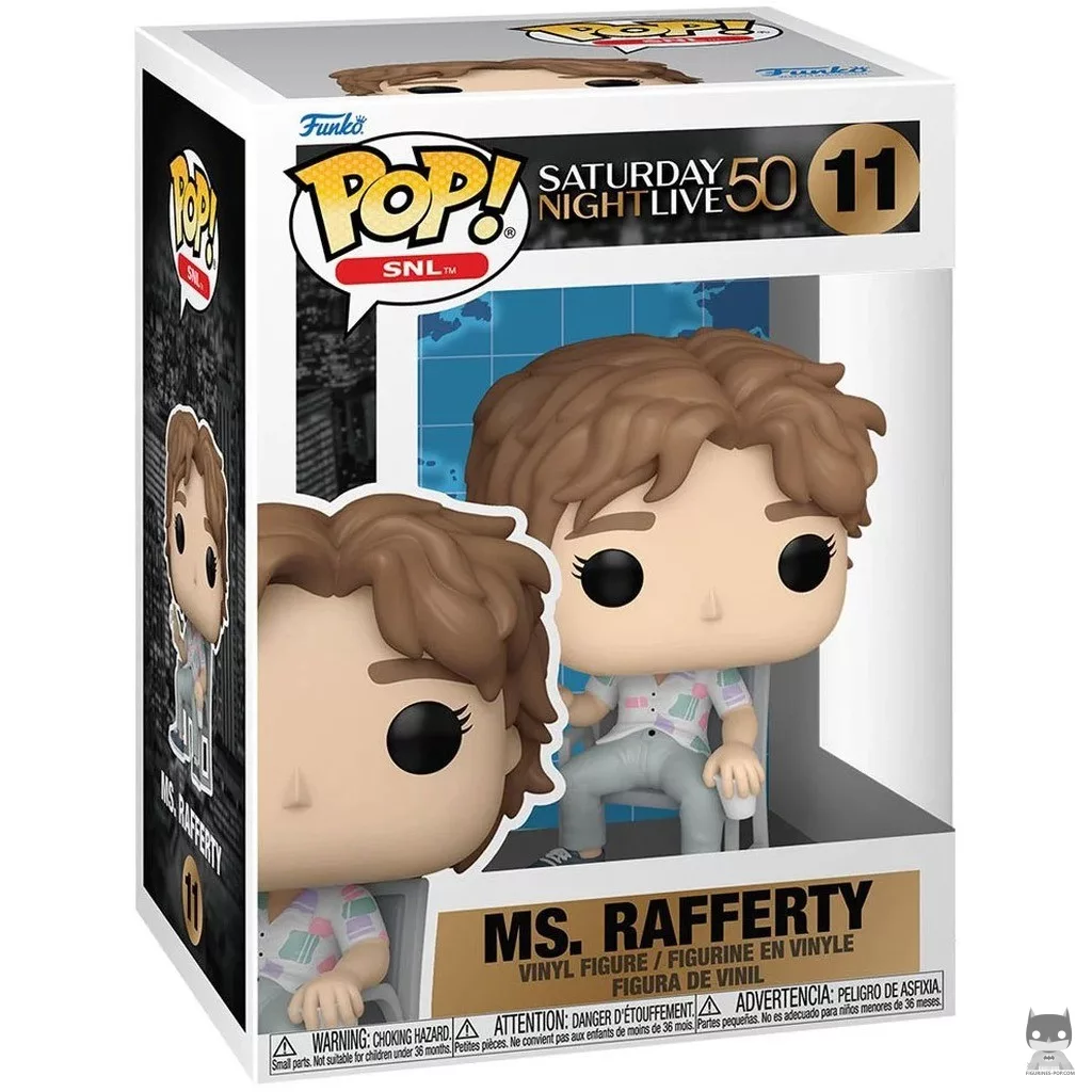 Figura Funko Pop! Ms. Rafferty en su caja