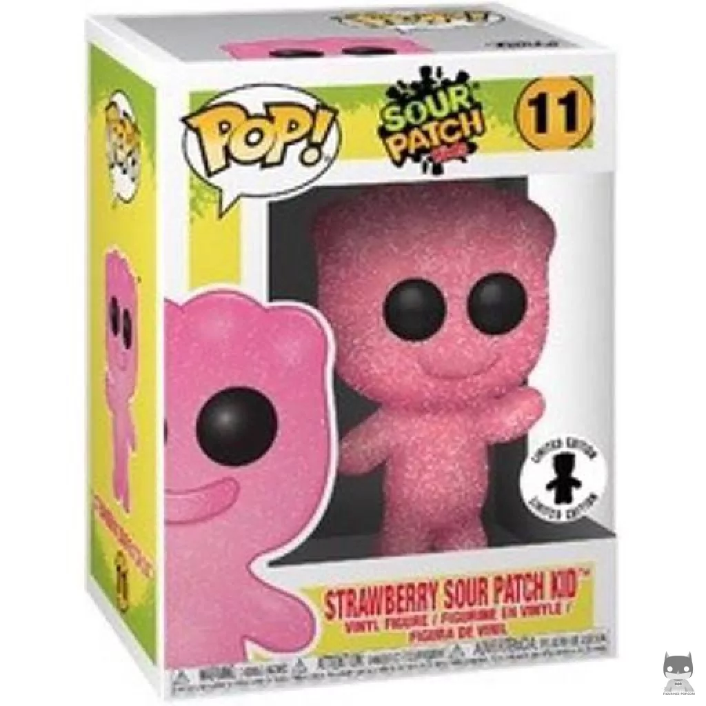 Figura Funko Pop! Sour Patch Kid de fresa en su caja