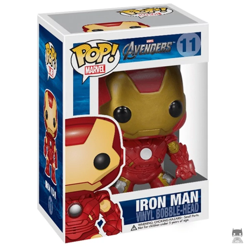 Figura Funko Pop! Iron Man (Mark VII) en su caja