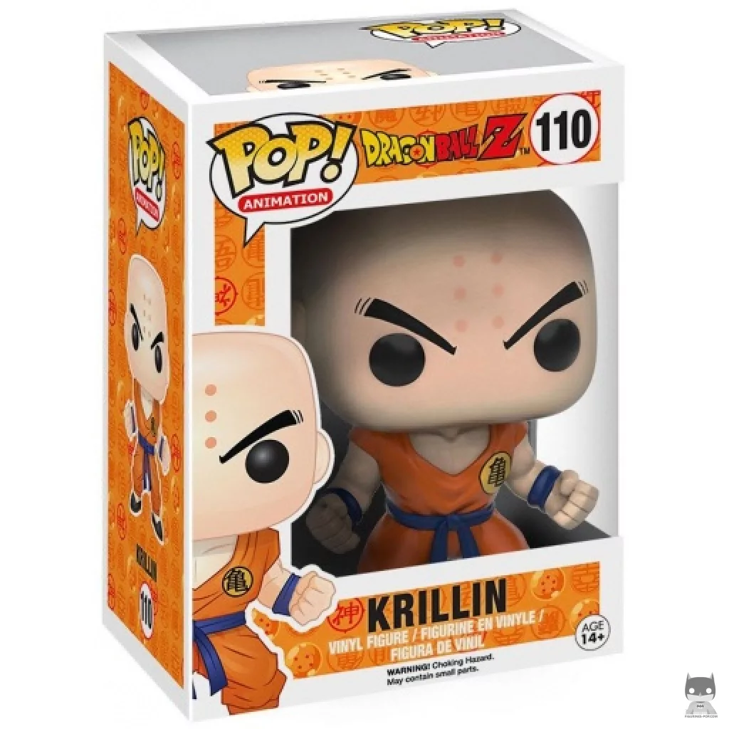 Figura Funko Pop! Krilin en su caja