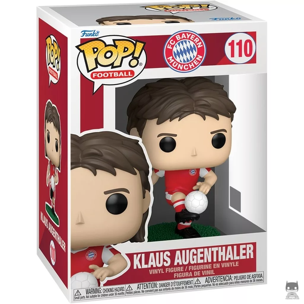 Figura Funko Pop! Klaus Augenthaler (Bayern Munich) en su caja