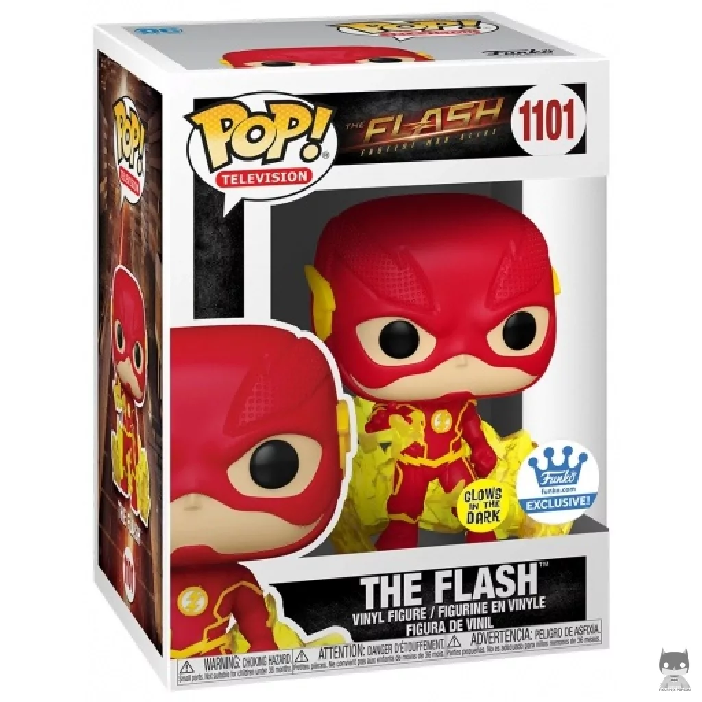 Figura Funko Pop! Flash (Brilla en la oscuridad) en su caja