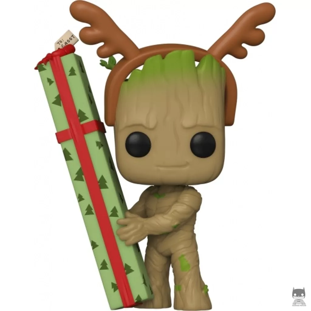 Figura Funko Pop! Groot (Guardianes de la Galaxia: Especial felices fiestas)