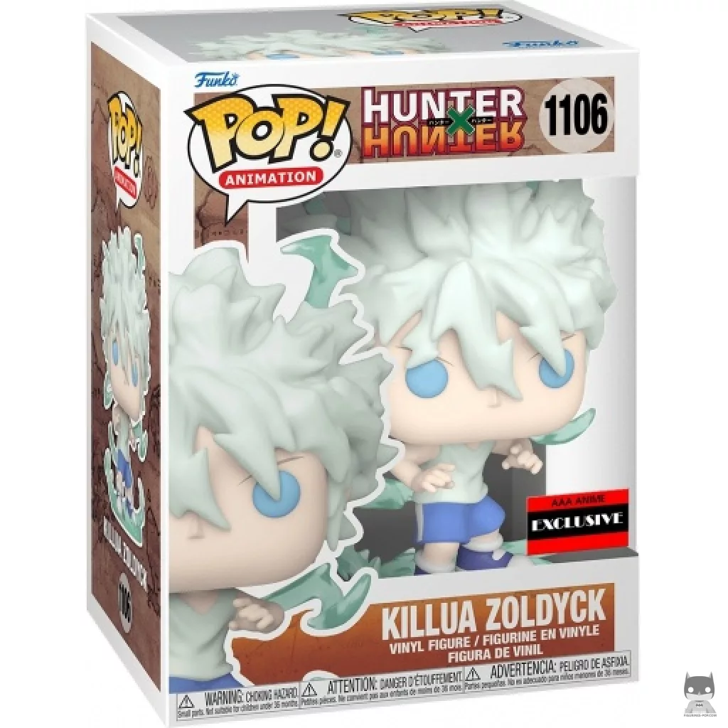 Figura Funko Pop! Killua Zoldyck en su caja