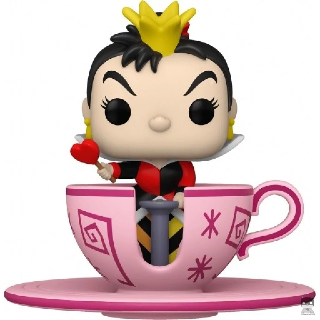 Figura Funko Pop! Reina de Corazones en la atracción Mad Tea Party (50.º aniversario de Walt Disney World)