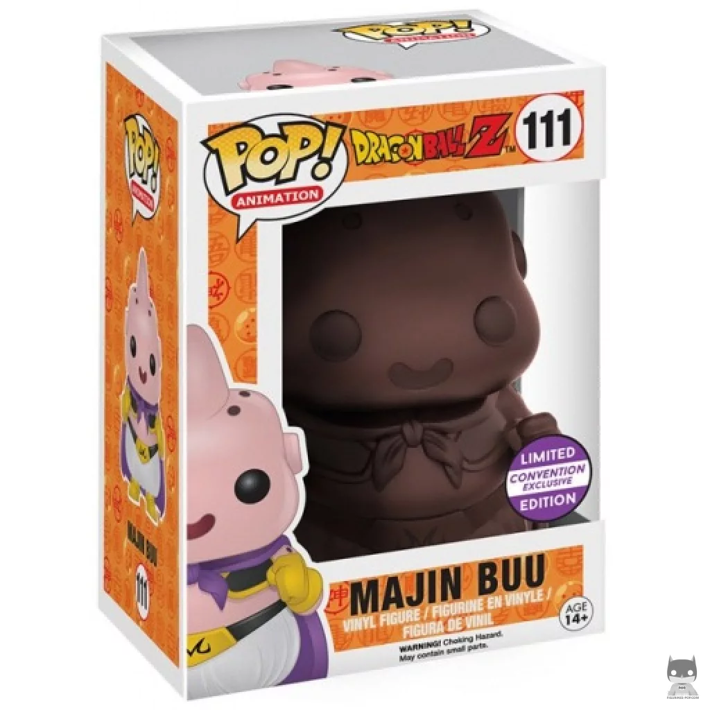 Figura Funko Pop! Majin Bu (Marrón) en su caja