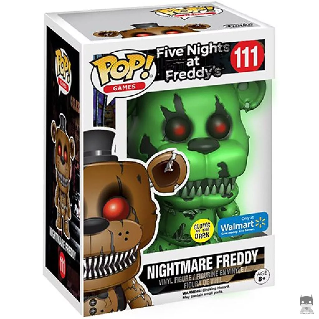 Figura Funko Pop! Freddy Fazbear (Pesadilla) en su caja