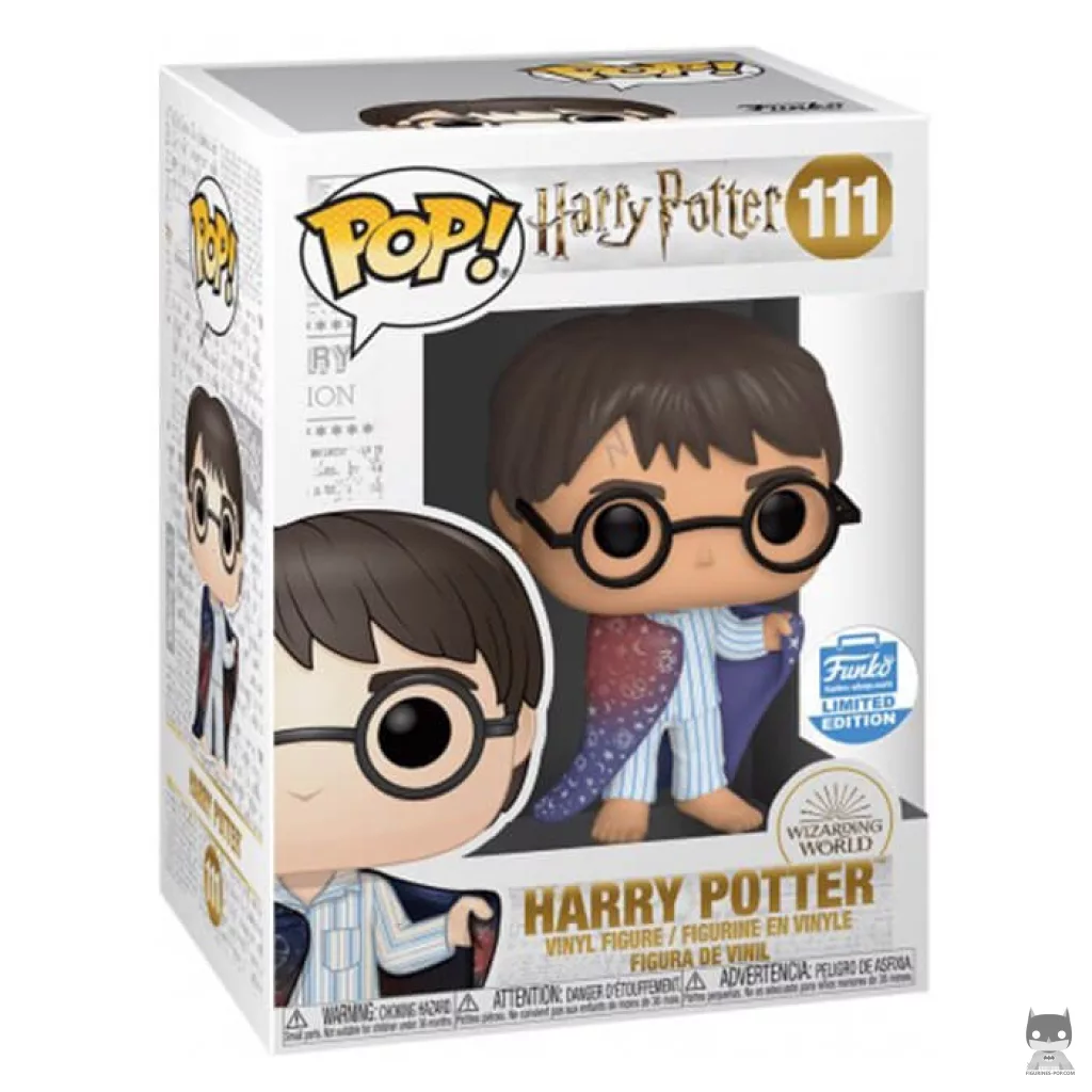 Figura Funko Pop! Harry Potter bajo la capa invisible en su caja
