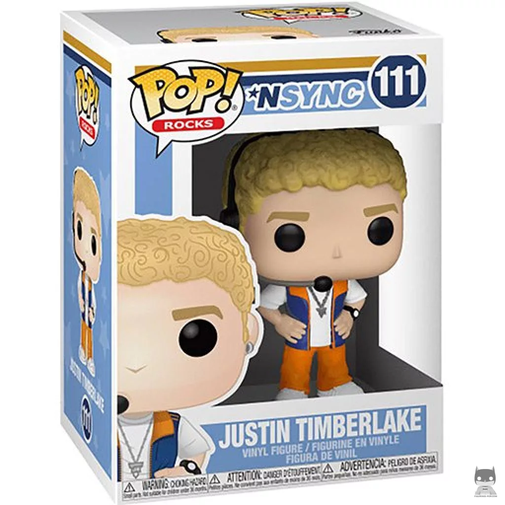 Figura Funko Pop! Justin Timberlake en su caja