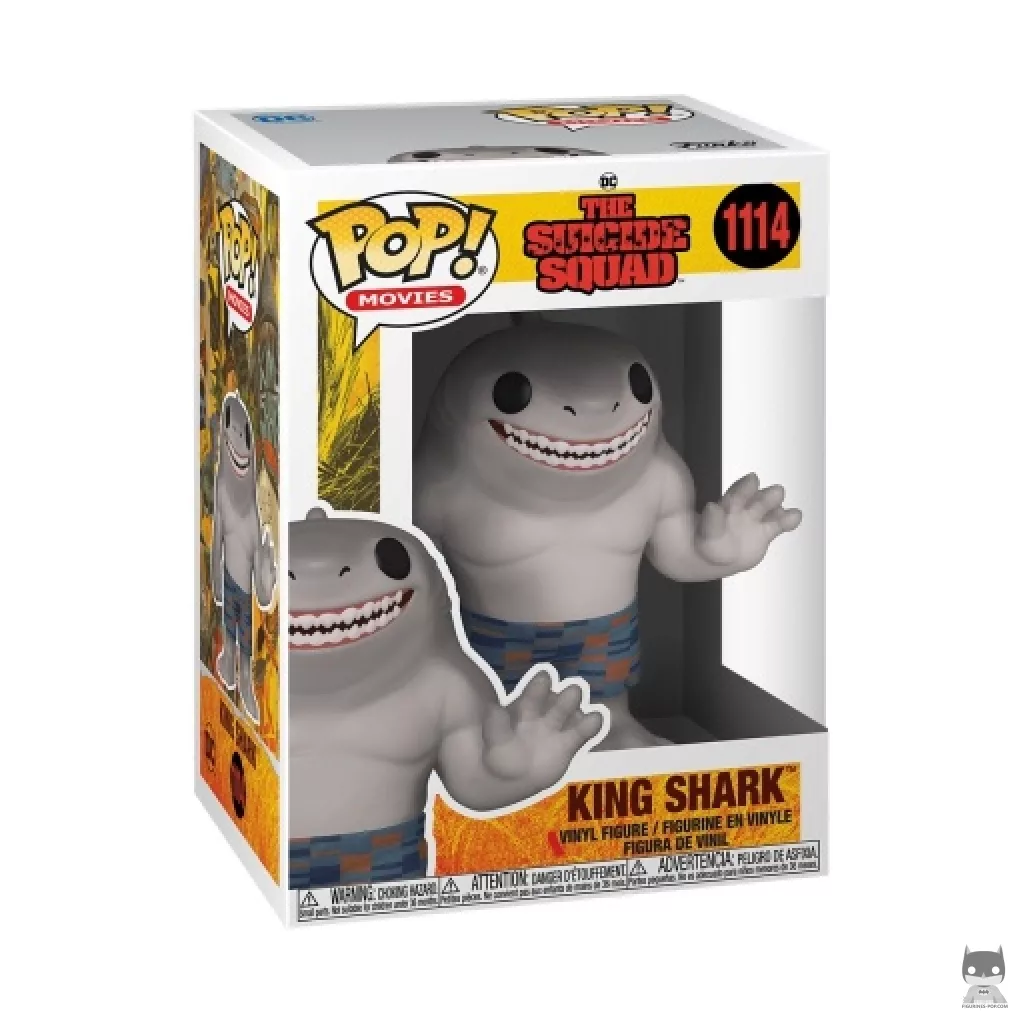 Figura Funko Pop! King Shark en su caja