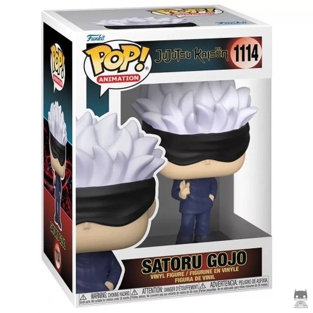 Figura Funko Pop! Satoru Gojo en su caja