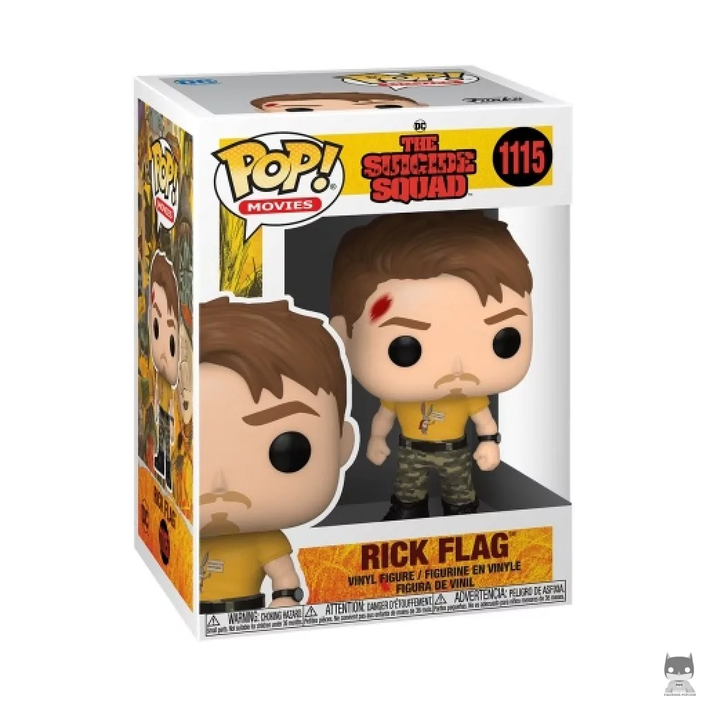 Figura Funko Pop! Rick Flag en su caja