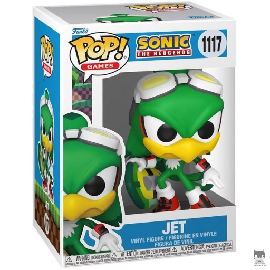 Figura Funko Pop! Jet en su caja