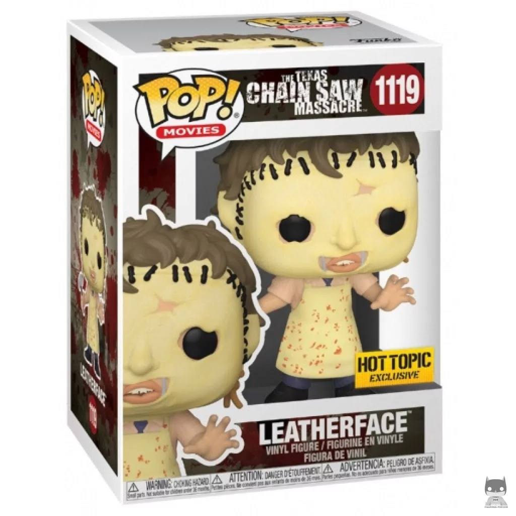 Figura Funko Pop! Leatherface en su caja