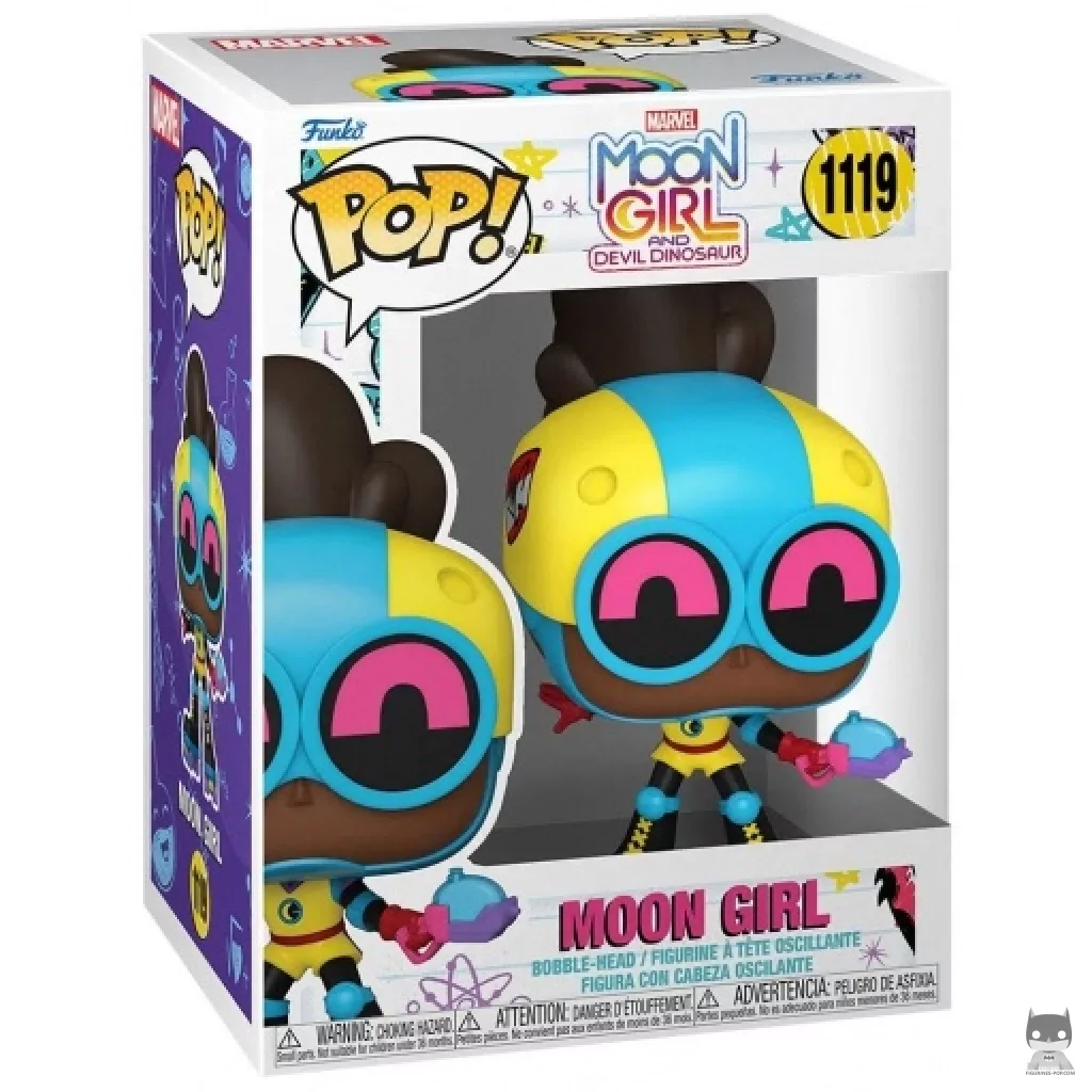 Figura Funko Pop! Moon Girl en su caja