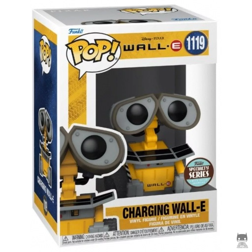 Figura Funko Pop! Wall-E cargándose en su caja