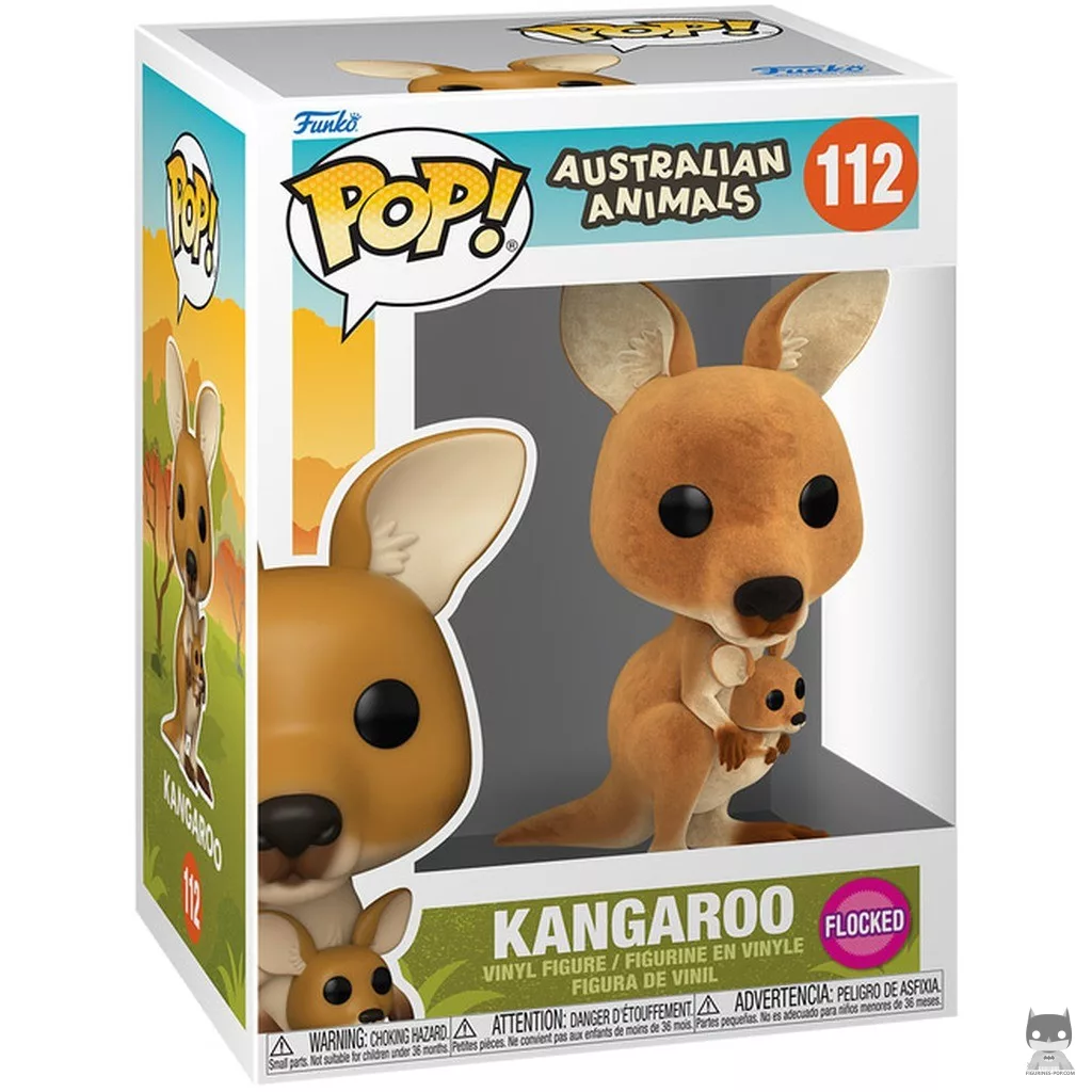 Figura Funko Pop! Canguro (Flocado) en su caja