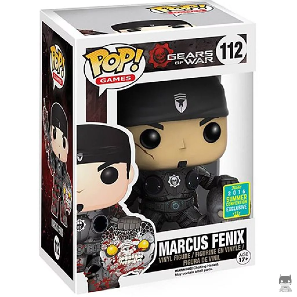 Figura Funko Pop! Marcus Fenix en su caja
