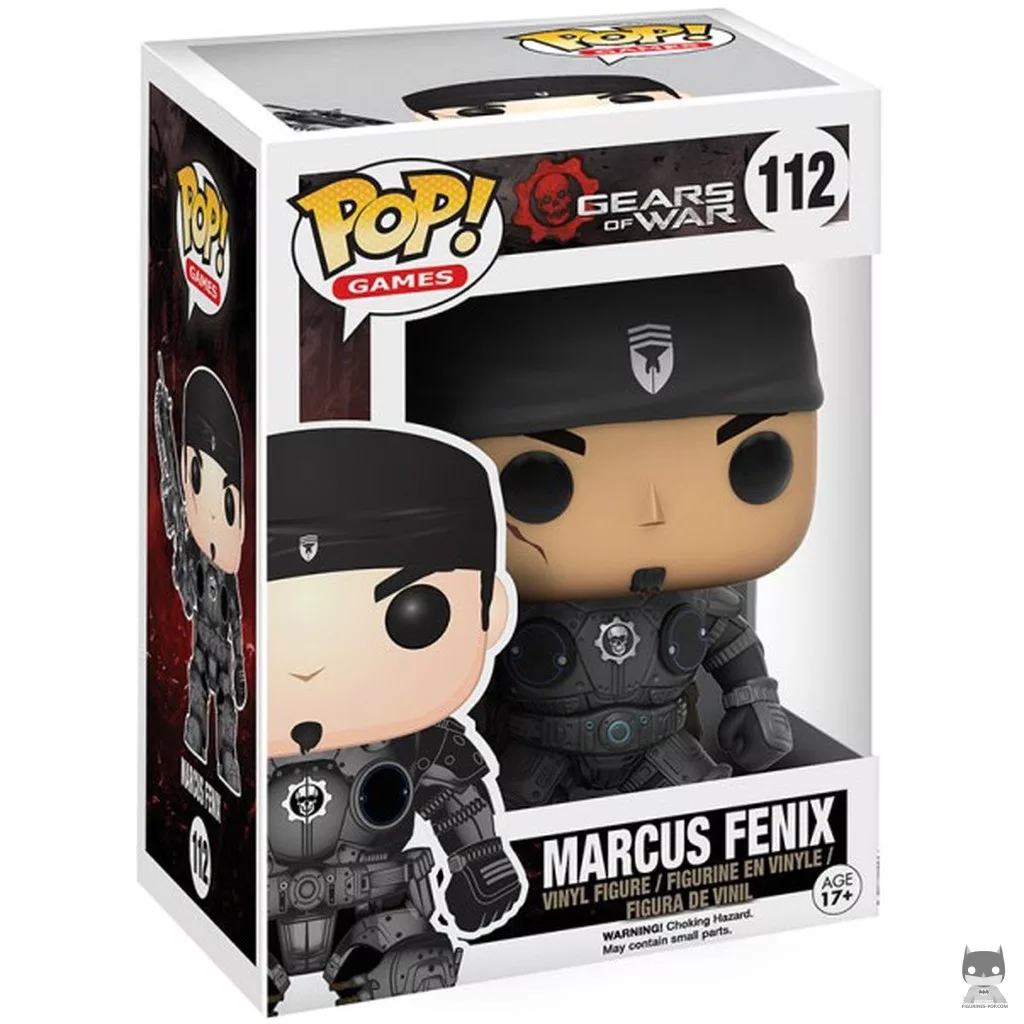 Figura Funko Pop! Marcus Fenix en su caja