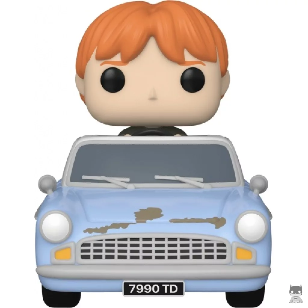 Figura Funko Pop! Ron Weasley en el coche volador (Harry Potter)