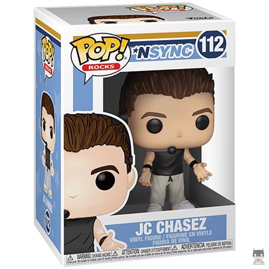 Figura Funko Pop! JC Chasez en su caja