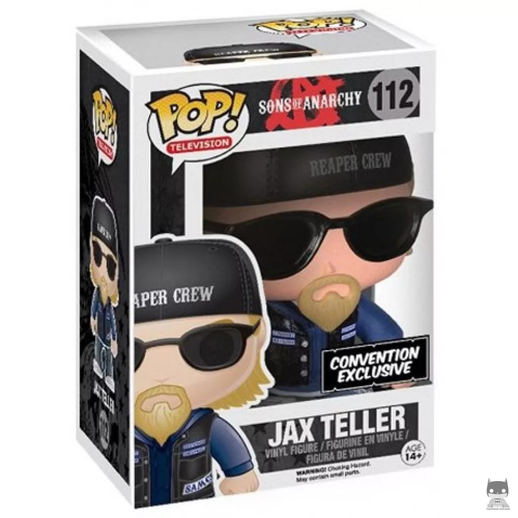 Figura Funko Pop! Jax Teller (con gorra) en su caja