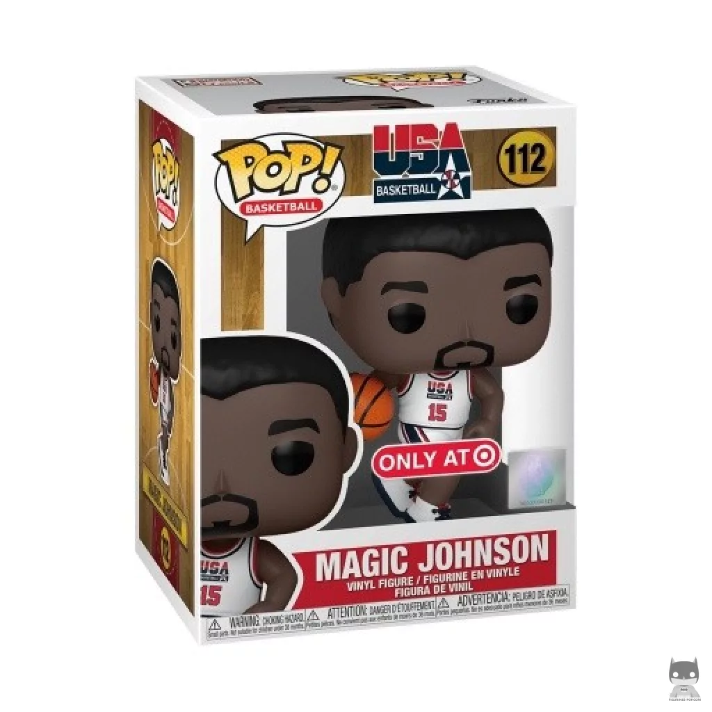 Figura Funko Pop! Magic Johnson en su caja
