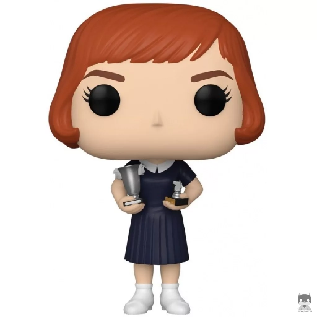 Figura Funko Pop! Beth Harmon con trofeos (Gambito de dama)