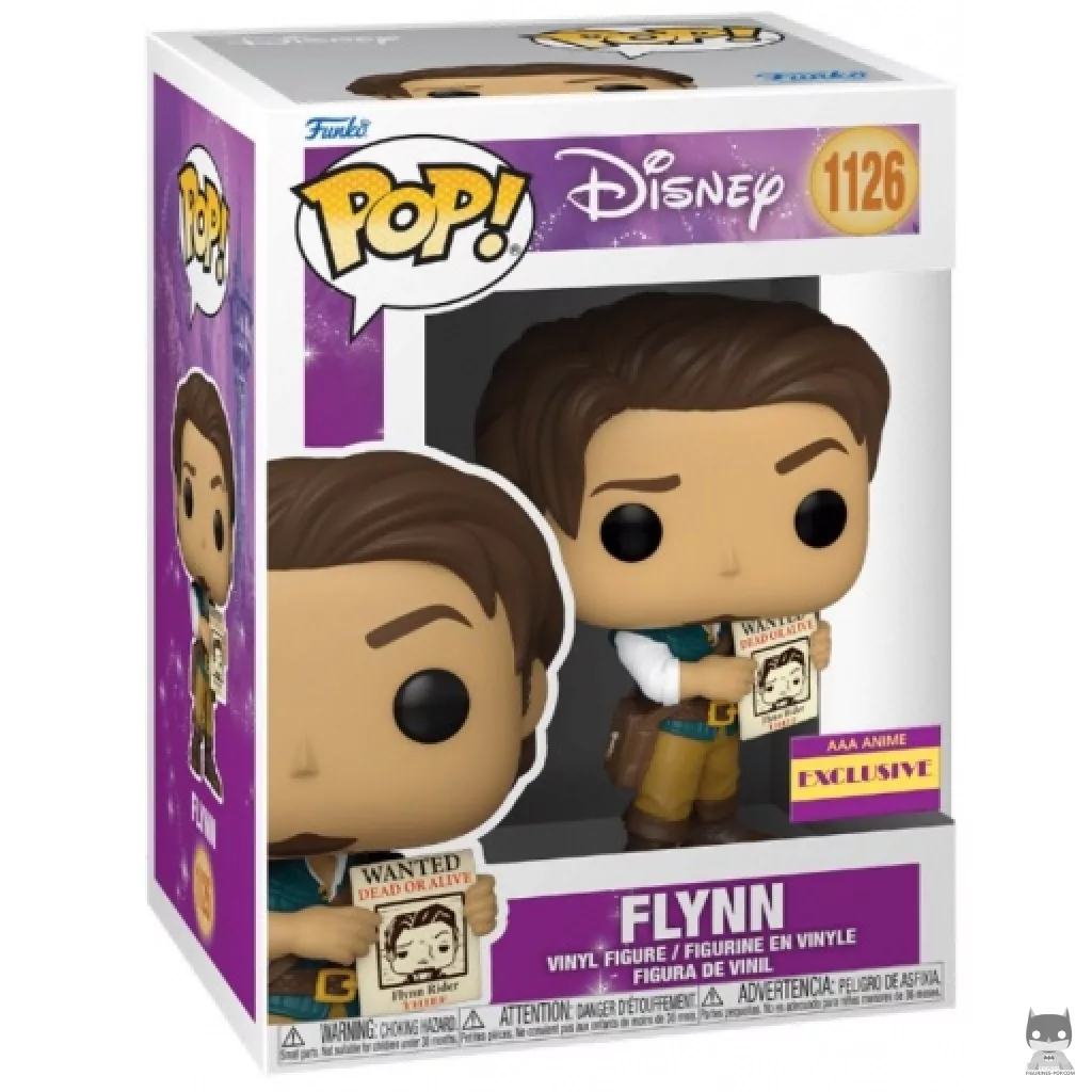 Figura Funko Pop! Flynn Rider en su caja