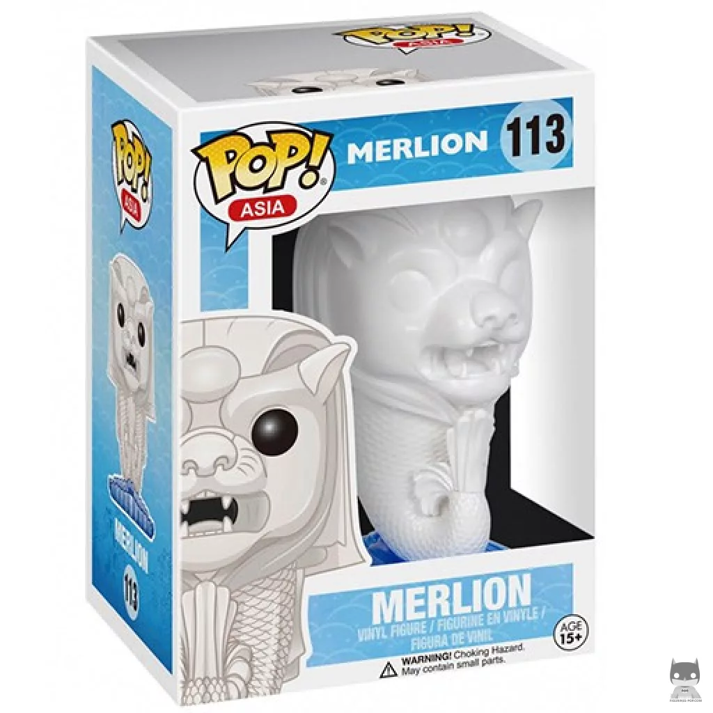 Figura Funko Pop! Merlion (Porcelana) en su caja