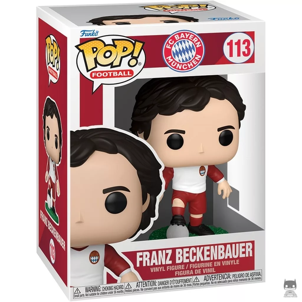 Figura Funko Pop! Franz Beckenbauer (Bayern Munich) en su caja