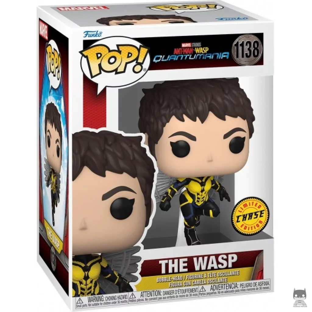 Figura Funko Pop! La Avispa (Chase) en su caja