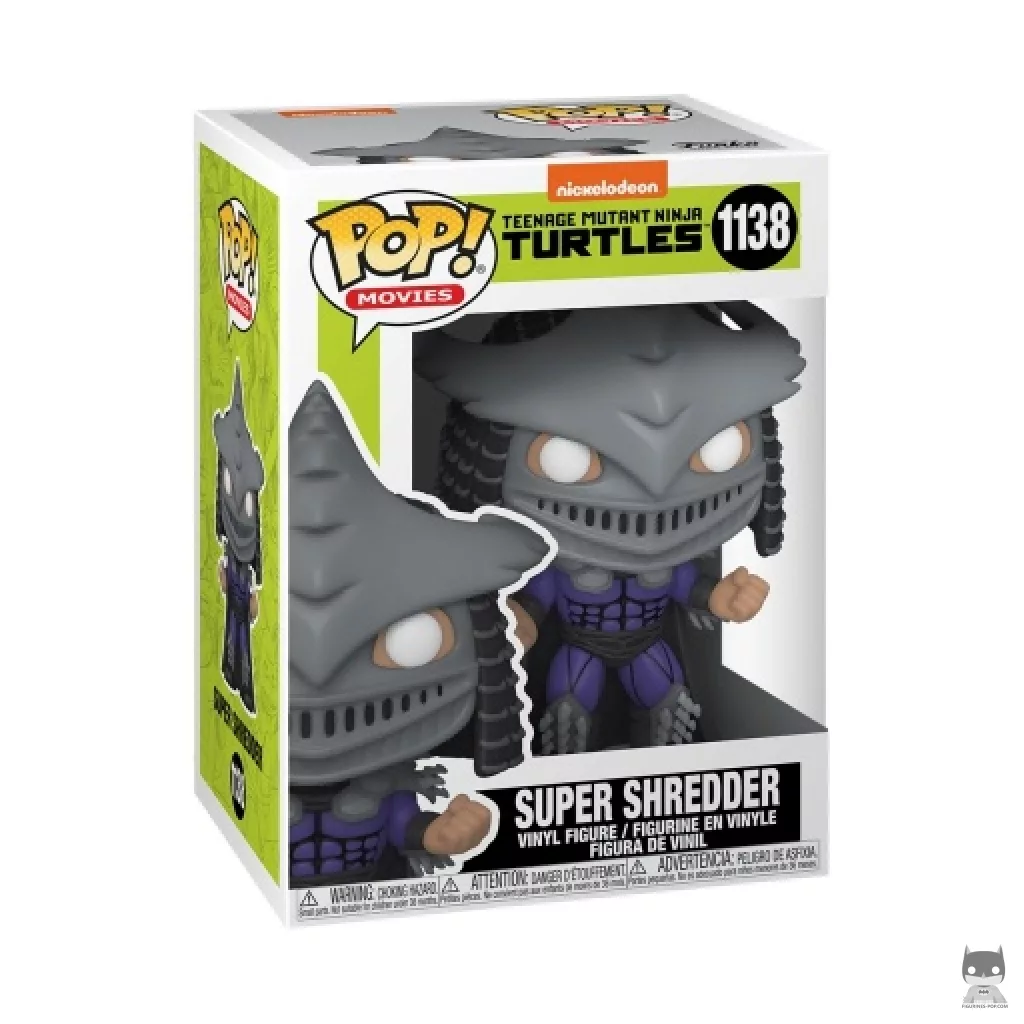 Figura Funko Pop! Super Shredder en su caja