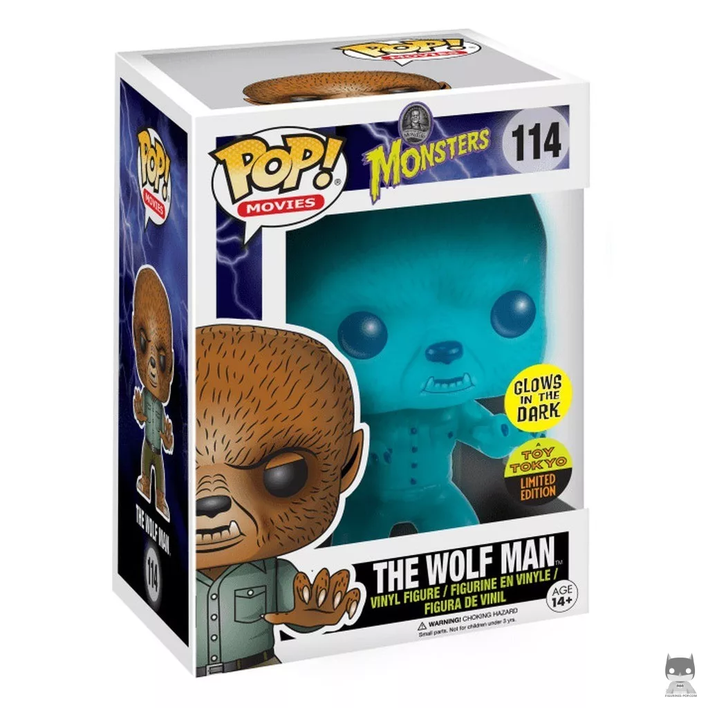 Figura Funko Pop! El Hombre Lobo en su caja