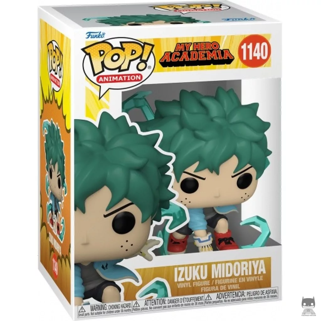 Figura Funko Pop! Izuku Midoriya en su caja