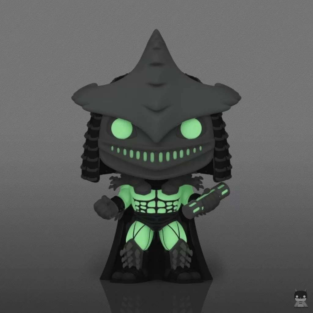 Figura Funko Pop! Shredder con arma (Brilla en la oscuridad) (Tortugas Ninja)