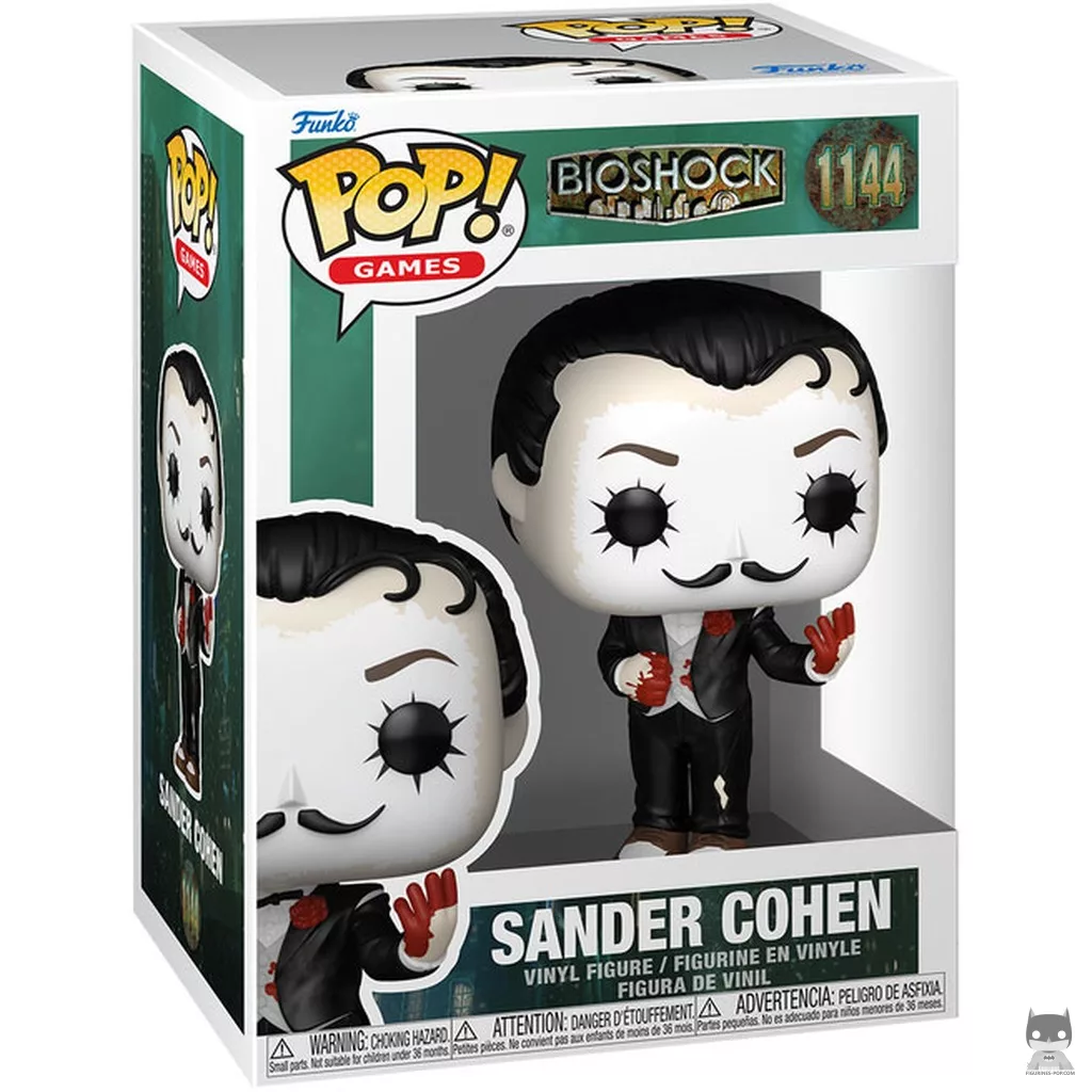 Figura Funko Pop! Sander Cohen en su caja