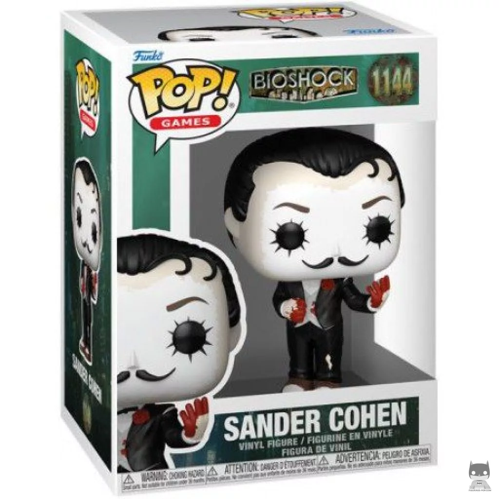 Figura Funko Pop! Sander Cohen en su caja