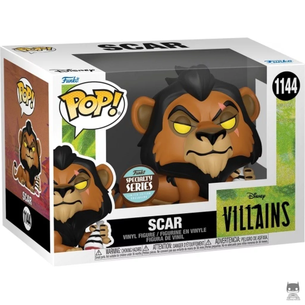 Figura Funko Pop! Scar con carne en su caja