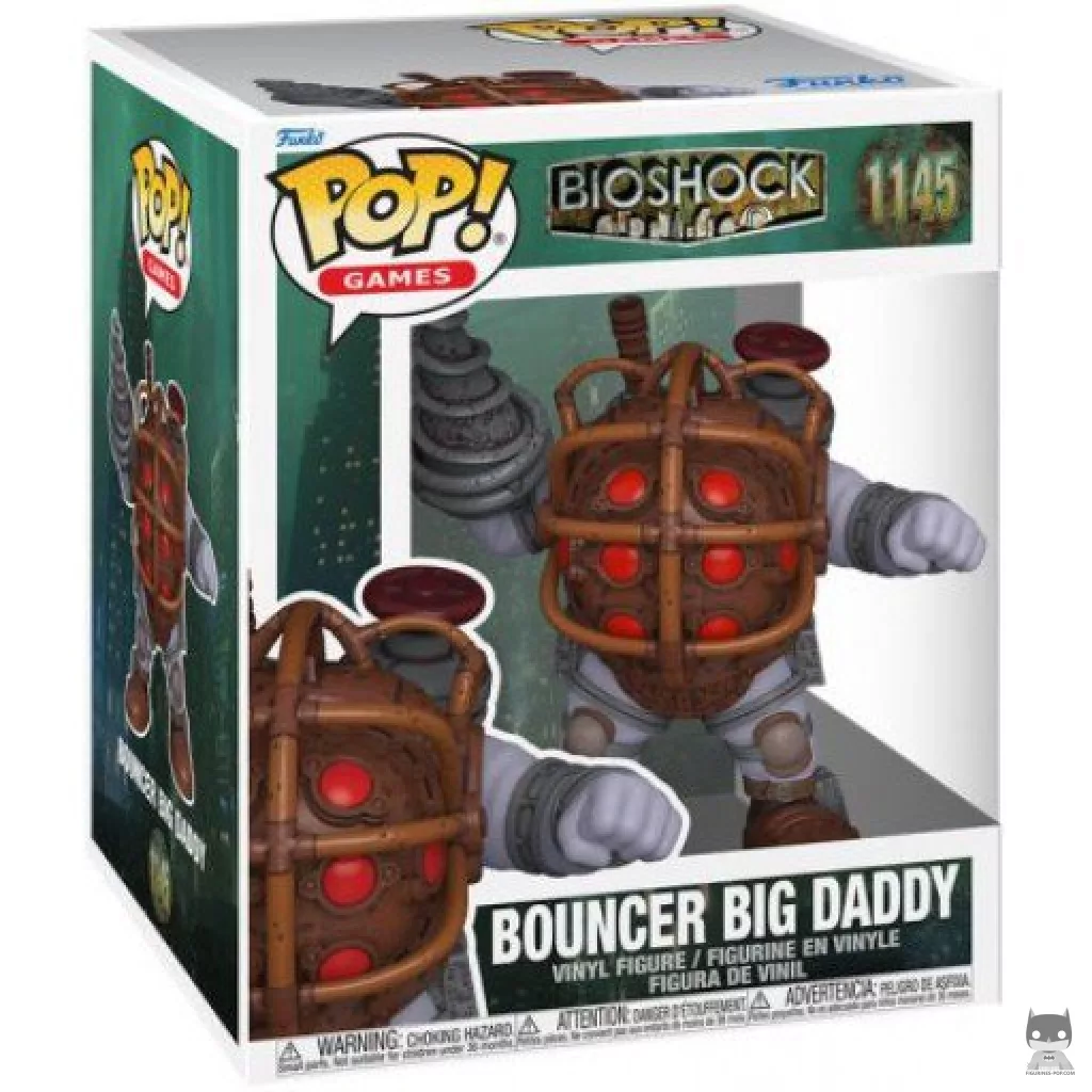 Figura Funko Pop! Big Daddy Bouncer (Supersized) en su caja