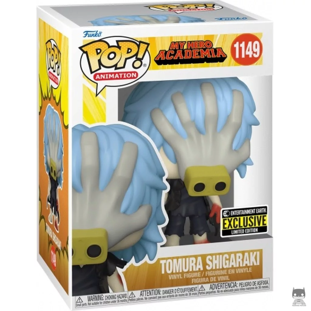 Figura Funko Pop! Tomura Shigaraki en su caja