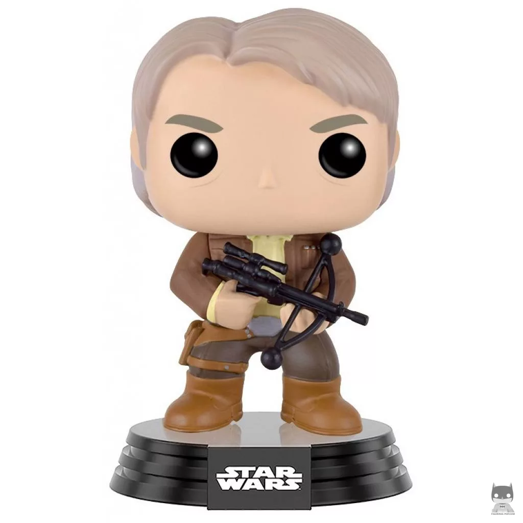 Figura Funko Pop! Han Solo con ballesta wookiee (Star Wars: Episodio VII, El despertar de la Fuerza)