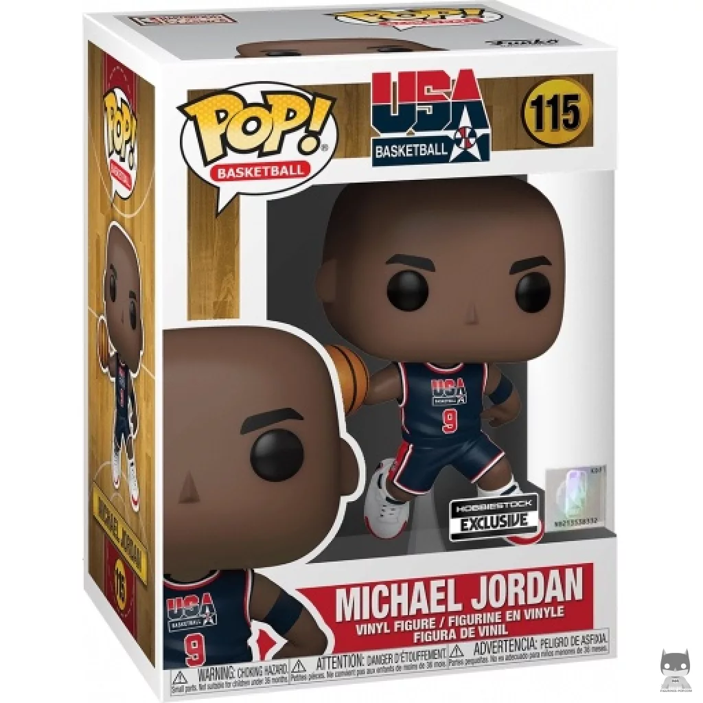 Figura Funko Pop! Michael Jordan en su caja
