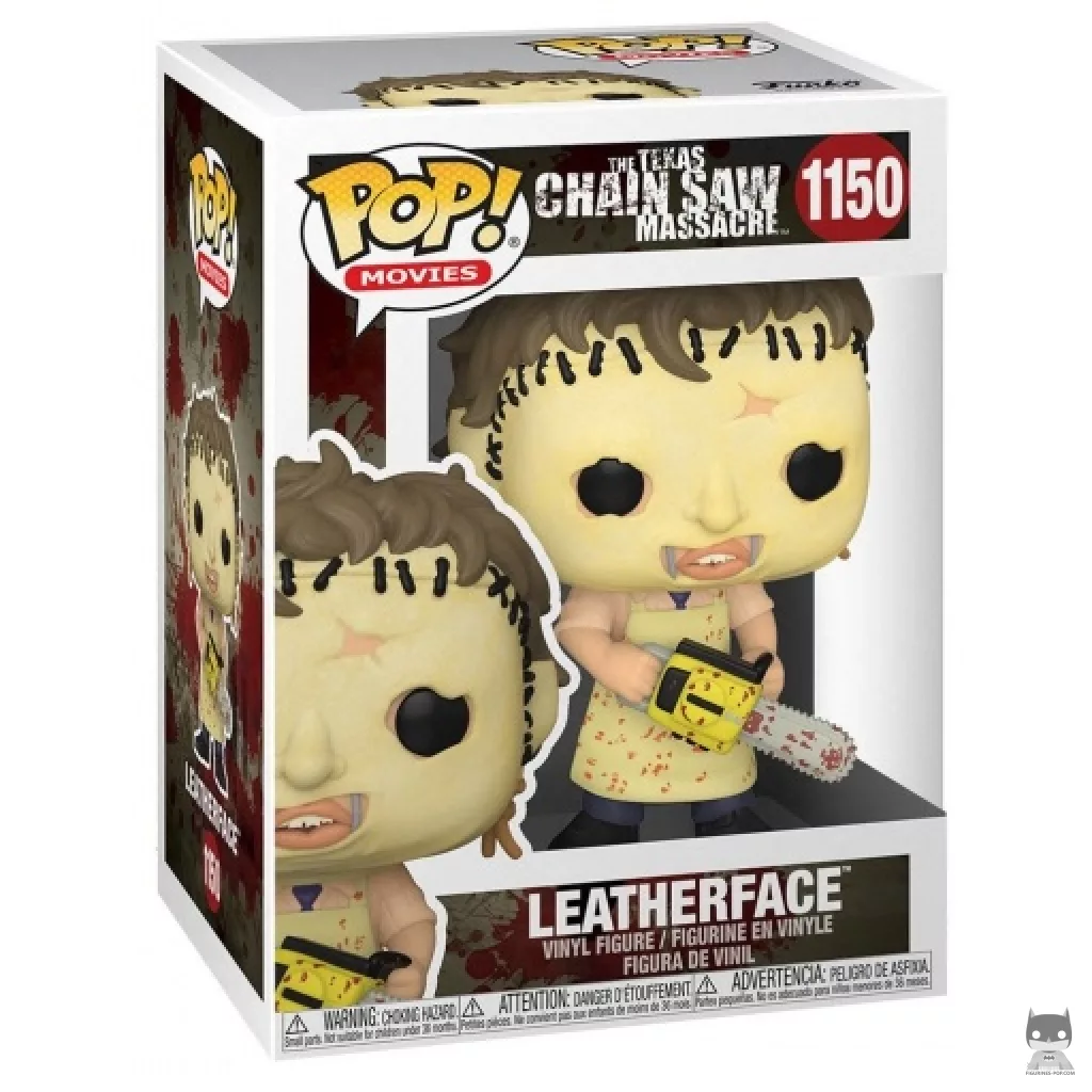 Figura Funko Pop! Leatherface en su caja