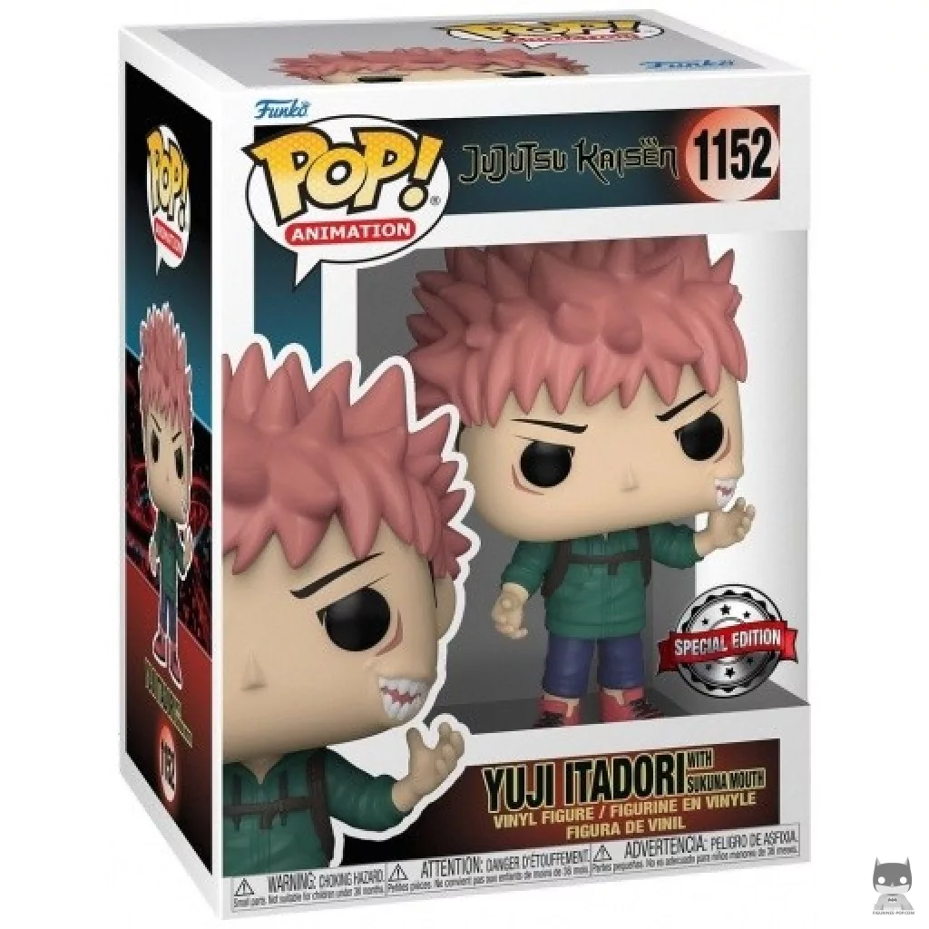 Figura Funko Pop! Yuji con Sukuna en su caja