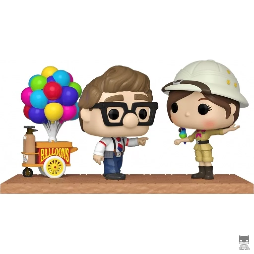 Figura Funko Pop! Carl & Ellie con el carrito de globos (Up)