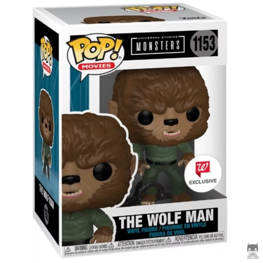 Figura Funko Pop! El Hombre Lobo en su caja