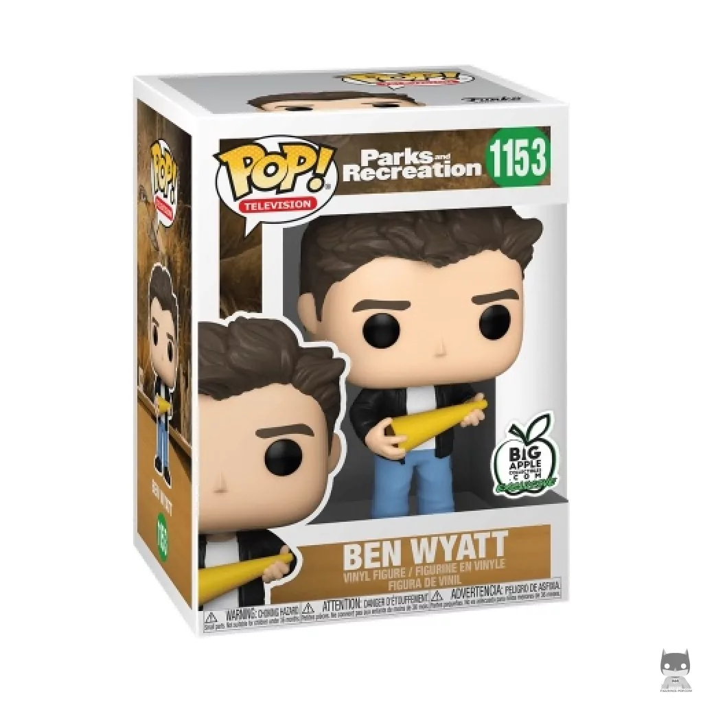 Figura Funko Pop! Ben Wyatt en su caja