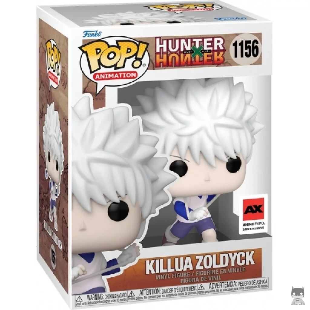 Figura Funko Pop! Killua Zoldyck en su caja
