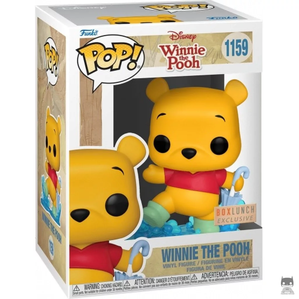 Figura Funko Pop! Winnie the Pooh con charco en su caja